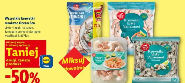 Wszystkie krewetki mrożone Ocean Sea