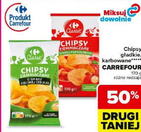 Produkt Carrefour chipsy ziemniaczane
