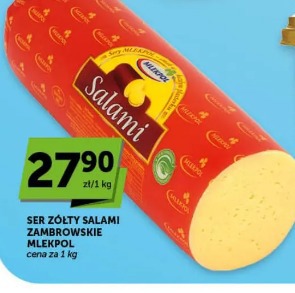 Ser żółty salami Zambrowskie Mlekpol