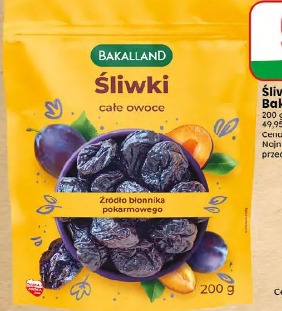 Śliwki kalifornijskie Bakalland