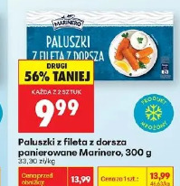 Paluszki z fileta z dorsza panierowane Marinero