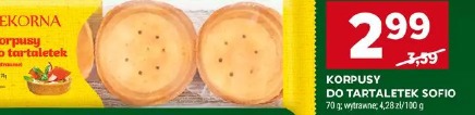 Korpusy do tartaletek Sofio