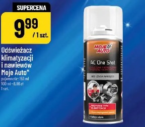 Odświeżacz klimatyzacji i nawiewów Moje Auto