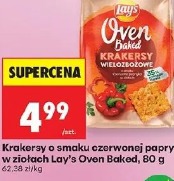 Krakersy o smaku czerwonej papryki w ziołach Lay's Oven Baked