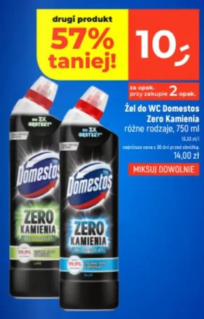 Domestos Zero Kamienia żel do WC