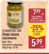 Tesoros Del Sur Oliwki zielone nadziewane