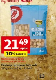 Pistacje prażone bez soli