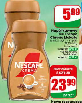 Kawa rozpuszczalna Crema Nescafé
