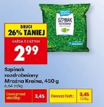 Szpinak rozdrobniony Mroźna Kraina