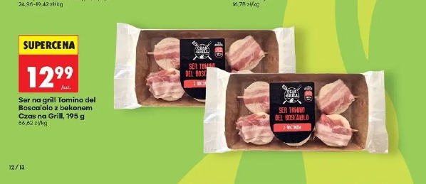 Ser na grill Tomino del Boscaiolo z bekonem Czas na Grill