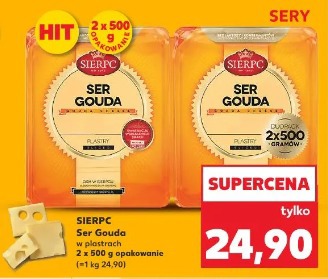 Sierpc Ser Gouda w plastrach