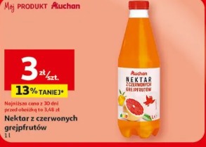 Nektar z czerwonych grejpfrutów Auchan