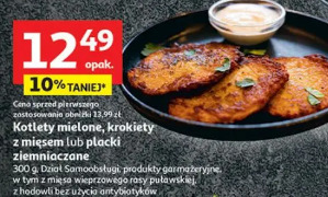 Kotlety mielone, krokiety z mięsem lub placki ziemniaczane