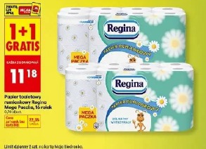 Papier toaletowy rumianek Regina Mega Paczka, 16 rolek