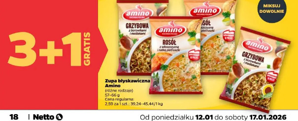 Zupa błyskawiczna Amino