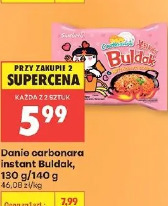 Danie carbonara instant Buldak