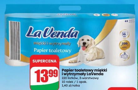 LaVenda papier toaletowy miękki i wytrzymały