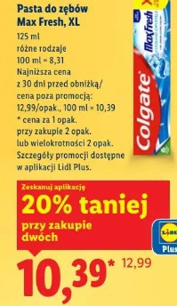 Colgate Pasta do zębów Max Fresh, XL