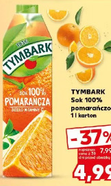 Tymbark sok 100% pomarańcza
