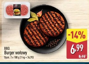 BBQ Burger wołowy