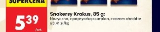 Snackorsy Krakus z papryką scorpion, z serem cheddar
