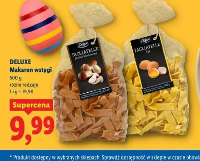 Deluxe Makaron wstęgi Tagliatelle