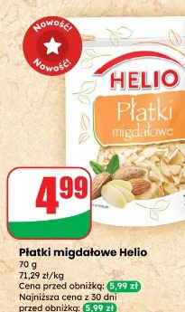 Płatki migdałowe Helio