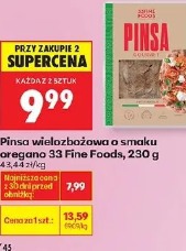 Pinsa wieloziarnista o smaku oregano 33 Fine Foods