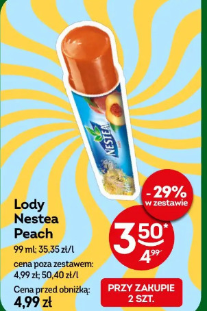 Lody Nestea Peach