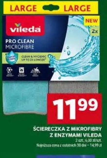 Ściereczka z mikrofibry z enzymami Vileda
