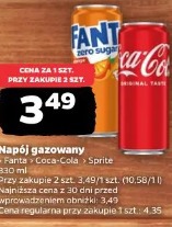Napój gazowany Fanta, Coca-Cola, Sprite