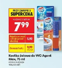 Kostka żelowa do WC Agent Max