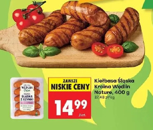 Kiełbasa śląska z szynki Kraina Wędlin Nature