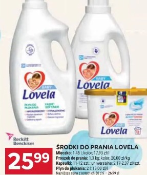 Środki do prania Lovela
