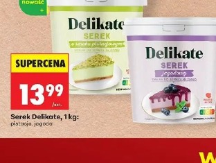 Serek Delikate, 1 kg: pistacja, jagoda