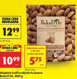 Migdały kalifornijskie łuskane BakaD'Or, 200 g