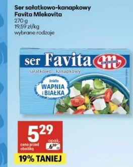 Ser sałatkowo-kanapkowy Favita Mlekovita