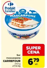 Ser mascarpone Carrefour