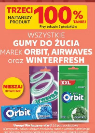 Gumy do żucia Orbit, Airwaves, Winterfresh