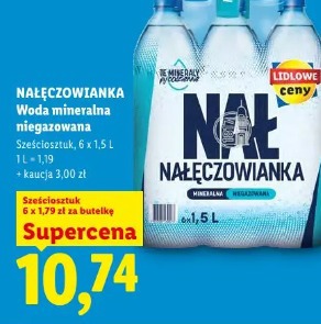 NAŁĘCZOWIANKA Woda mineralna niegazowana