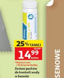 Zestaw pasków do kontroli wody w basenie