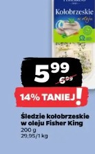 Śledzie kołobrzeskie w oleju Fisher King