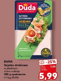 Duda Szynka drobiowa w plastrach