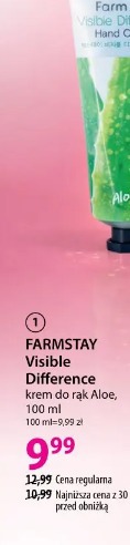 FARMSTAY Visible Difference krem do rąk Aloe