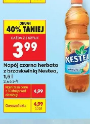 Napój czarna herbata z brzoskwinią Nestea