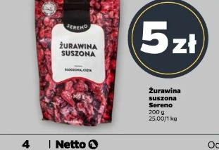 Żurawina suszona Sereno