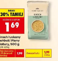 Groch łuskany połówki Plony Natury