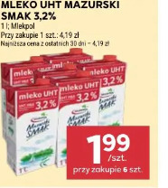 Mleko UHT Mazurski Smak 3,2%