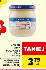 Chrzan tarty POLONAISE