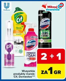 Wszystkie produkty marek: Cif, Domestos